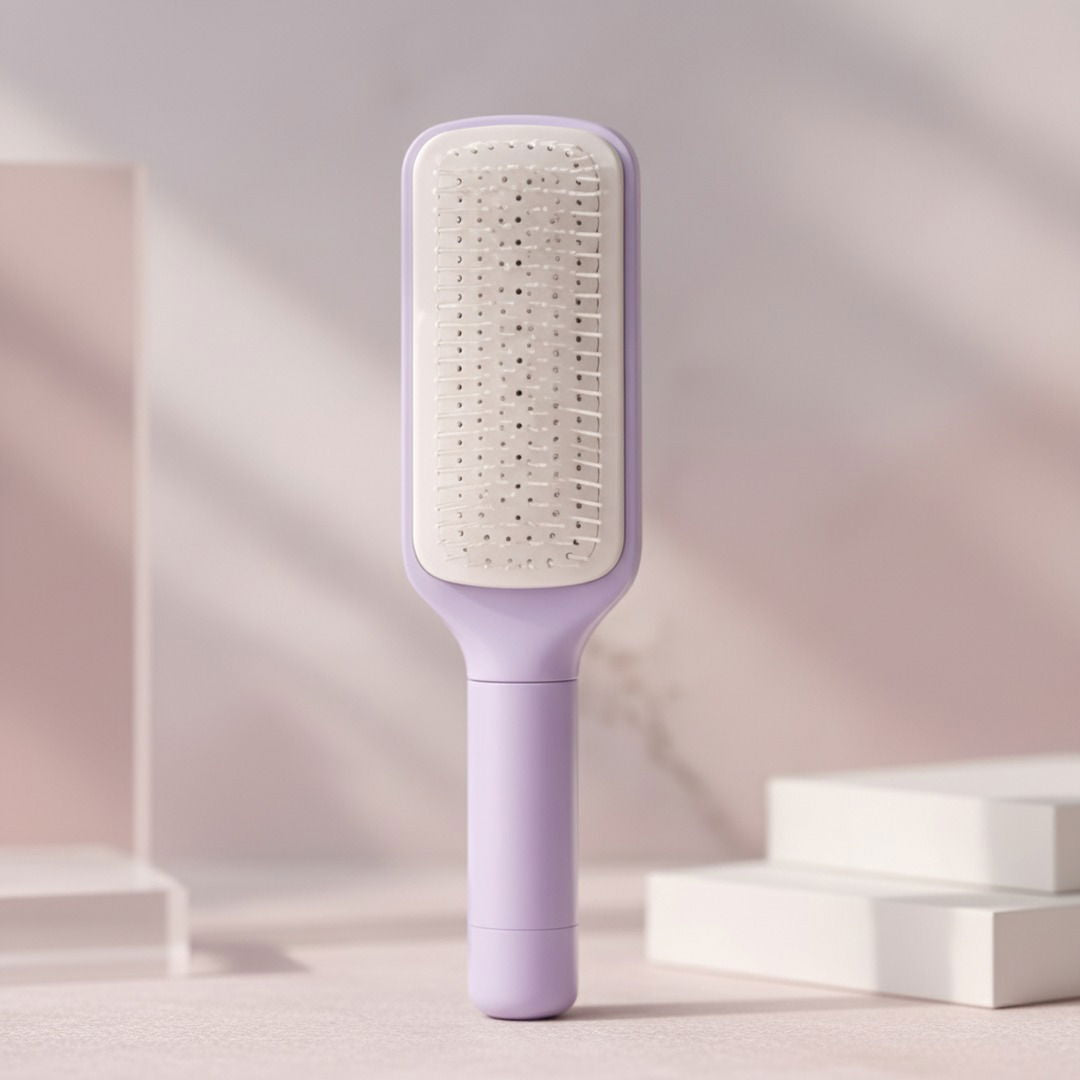 La Brosse Magique Auto-Nettoyante – Cheveux Retirés en 1 Seconde