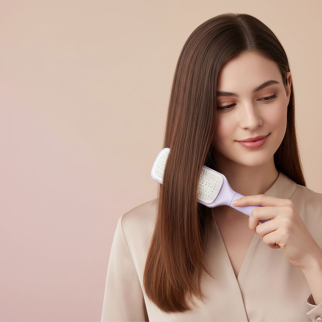 La Brosse Magique Auto-Nettoyante – Cheveux Retirés en 1 Seconde